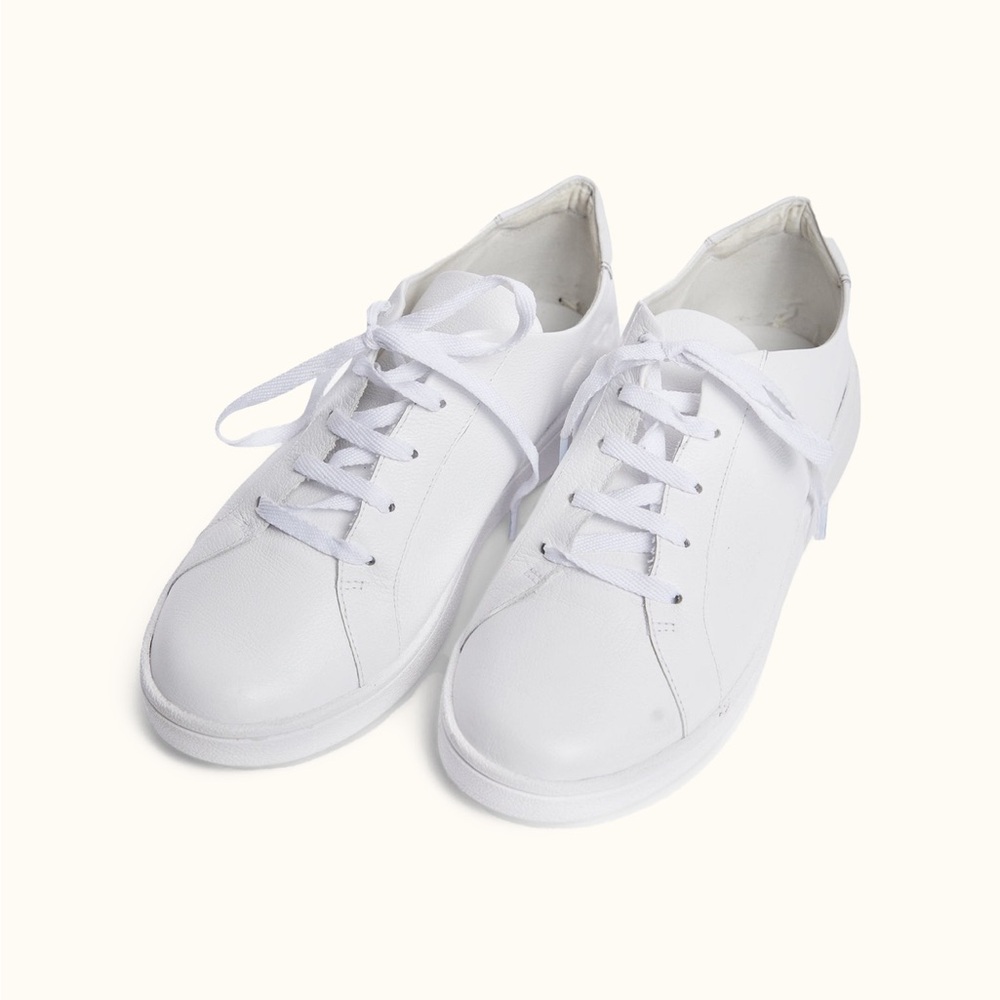 Able white leather Rachel sneakers